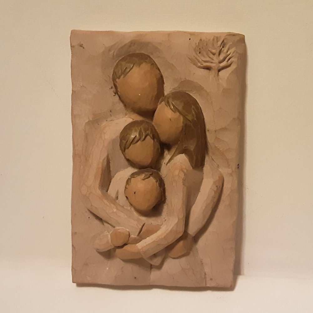 Willow Tree Family "A Lifetime of Love" 2001 Wall Plaque